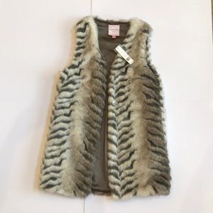 Romeo & Juliet Couture Fur Vest Sz S